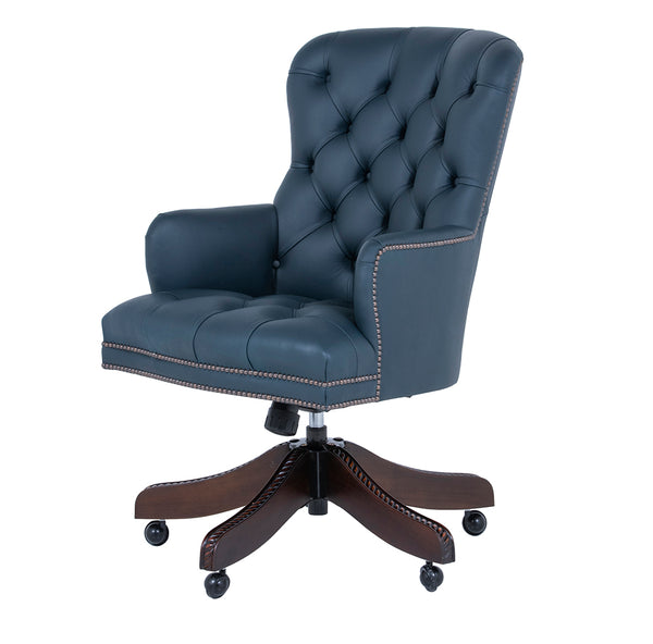 swivel leather desk chair