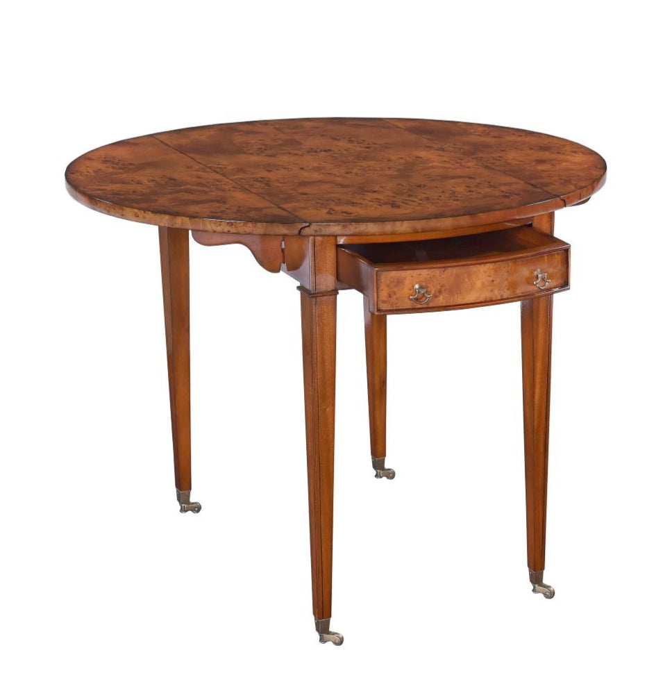 The Pembrook Burl Side Table