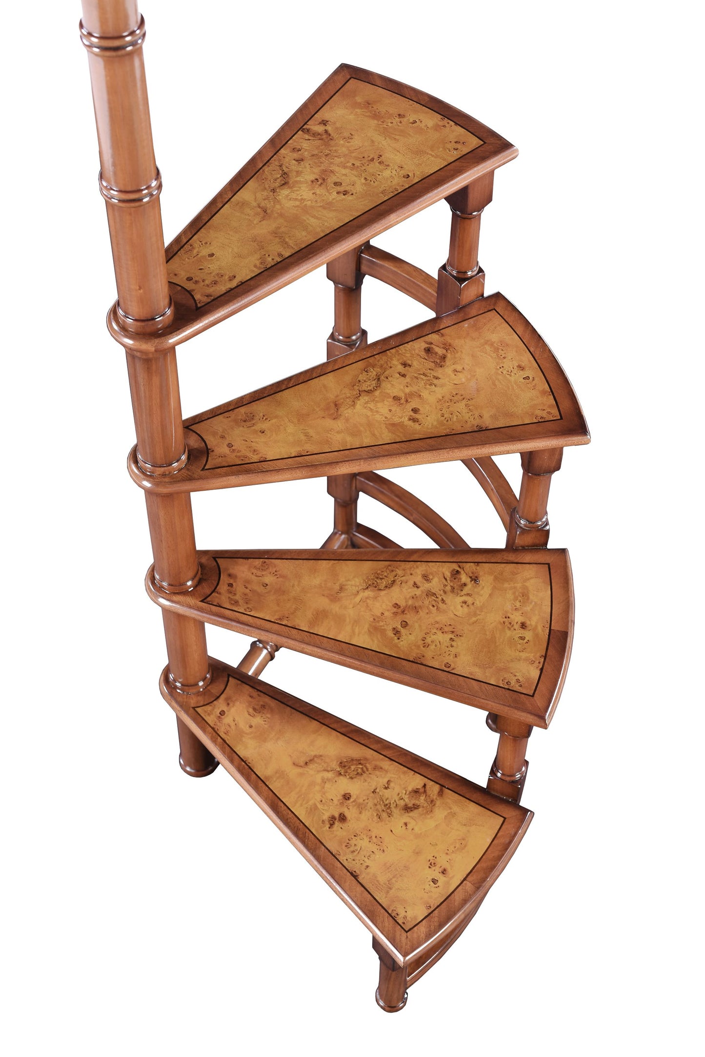 Inlaid Spiral Stairs