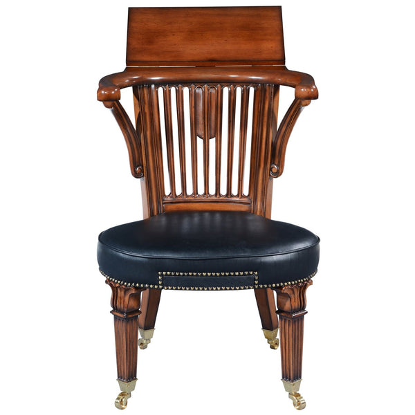 A Mahogany Reading Chair - Brights of Nettlebed