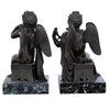 A Pair Of French Bronze Figures Of Musician Cherubs - Brights of Nettlebed