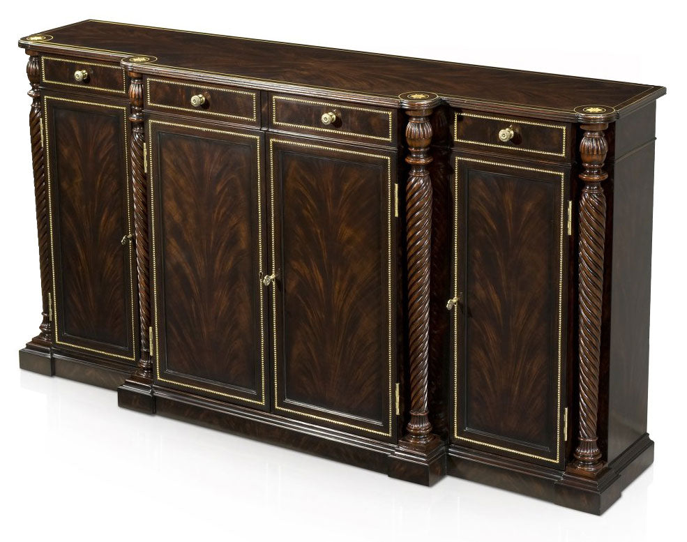 Ebonised Flame Mahogany Buffet