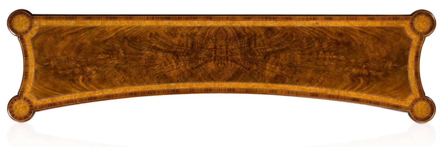 Walnut Console Table