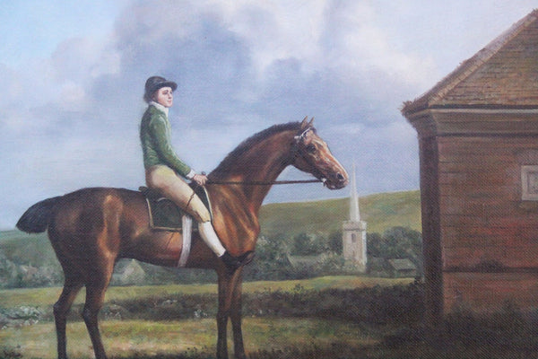 Oil Painting after 'Otho, with John Larkin Up' in style of George Stubbs