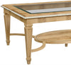 Sycamore Coffee Table with Glass Top