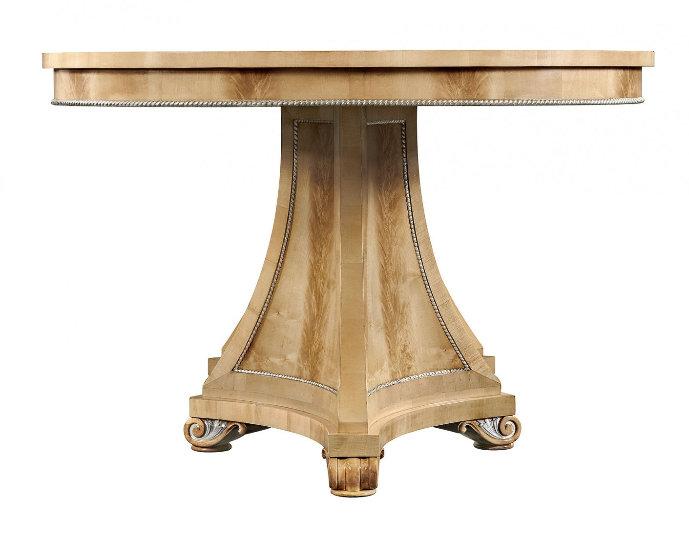 Robert Adam Style Dining Table Crotch Sycamore