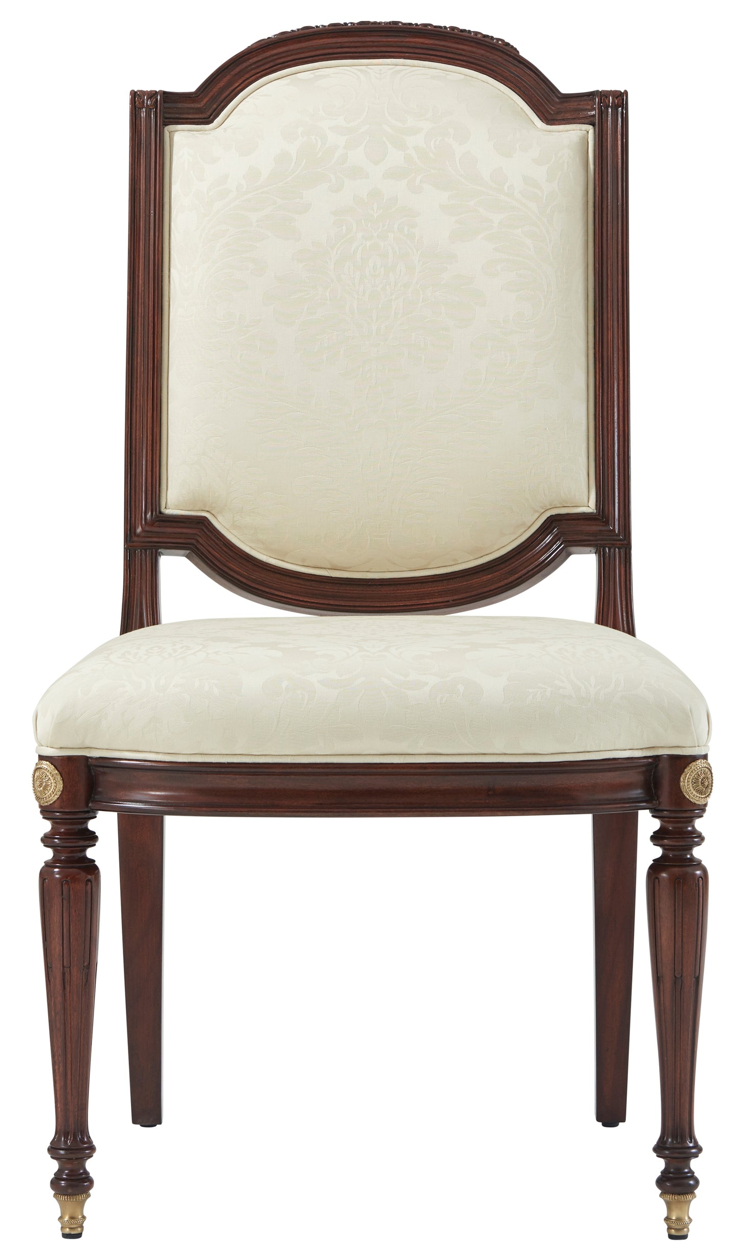 Harlestone Side Chair In Lymington Damask Almond