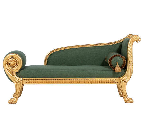 gillows style chaise in wemyss evita jungle 