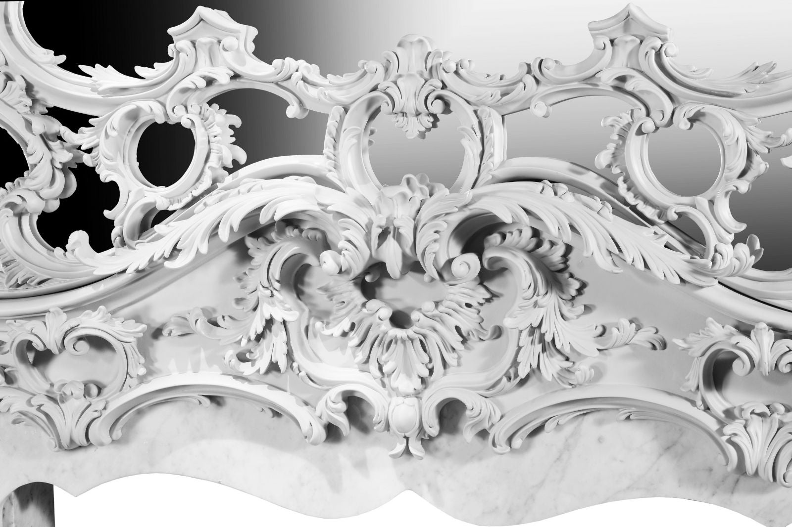18th Century Rococo Fireplace Surround - Brights of Nettlebed