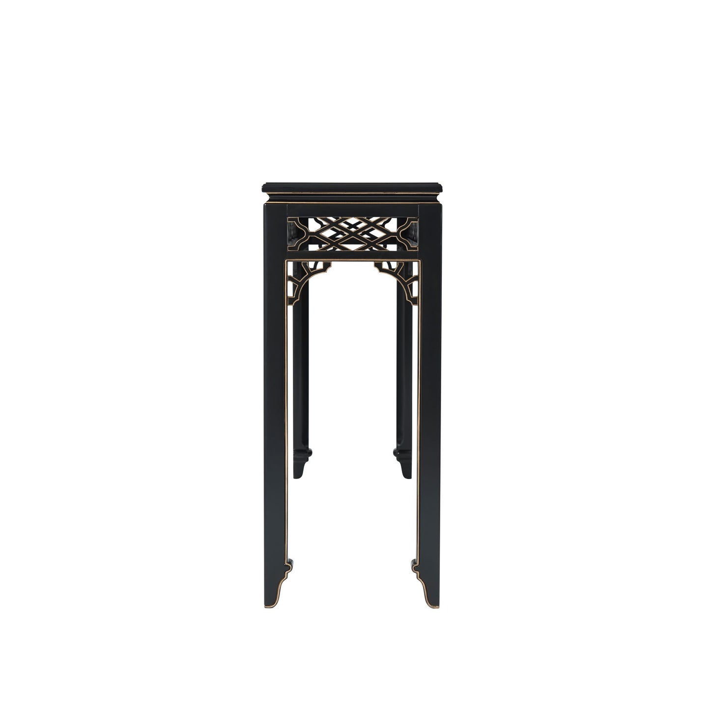 The Long Hall Burl Console Table