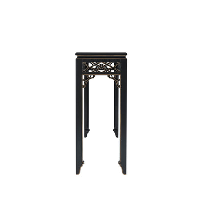 The Long Hall Burl Console Table