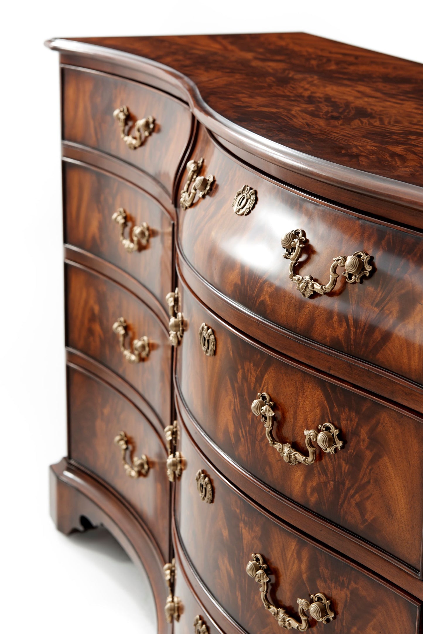 The Mahogany Serpentine Dresser