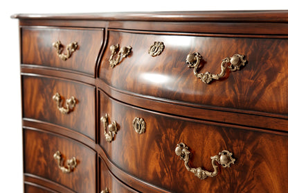 The Mahogany Serpentine Dresser