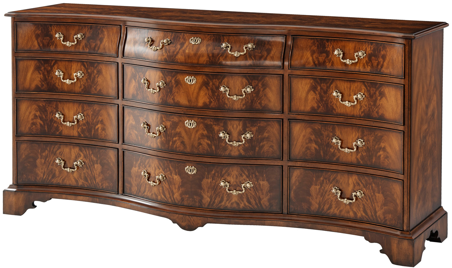 The Mahogany Serpentine Dresser