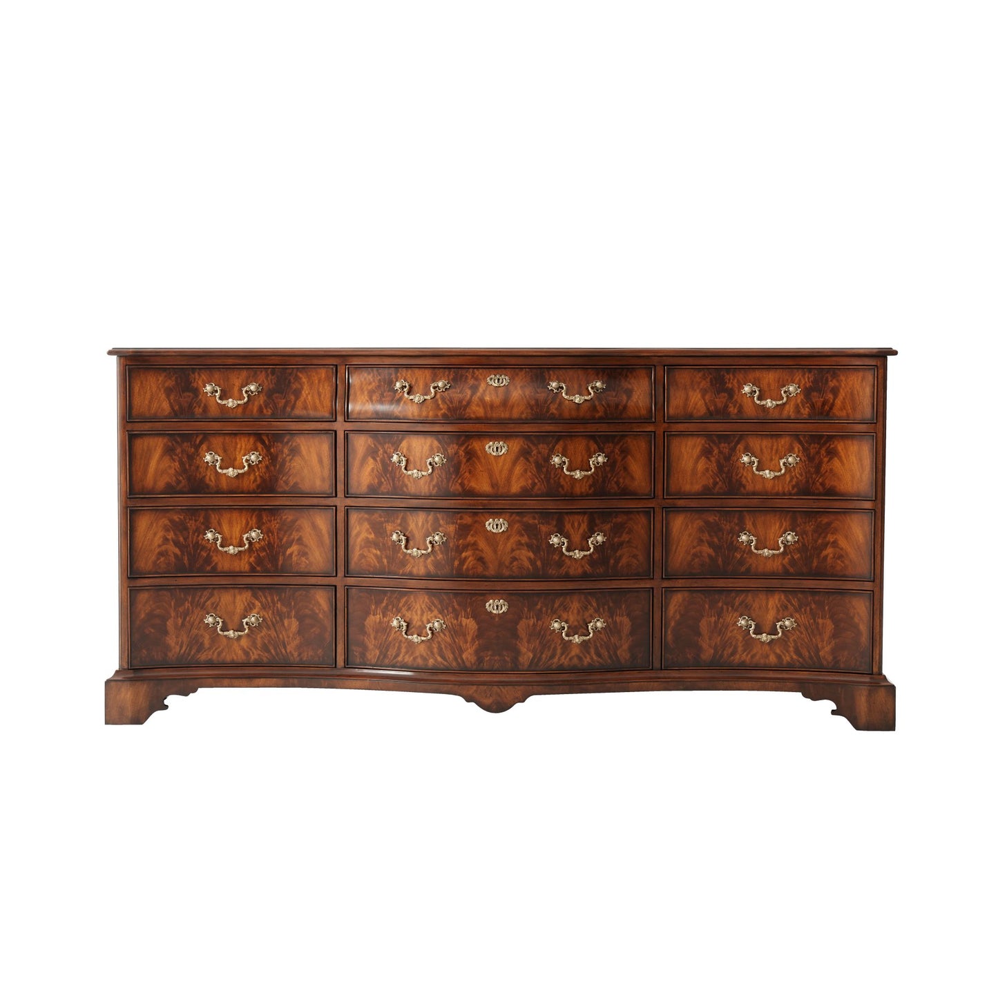 The Mahogany Serpentine Dresser
