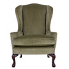 brights of nettlebed green wingchair