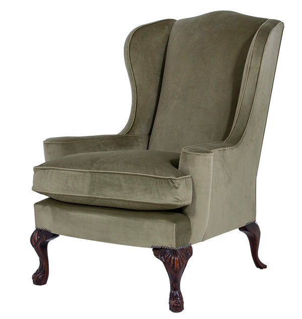 accessible wingchair velvet melbury