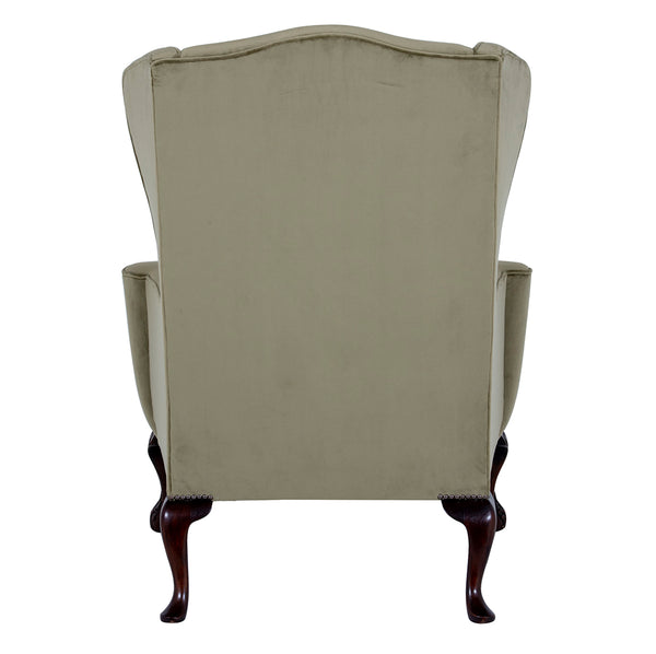 traditional wingchair hand made upholstered