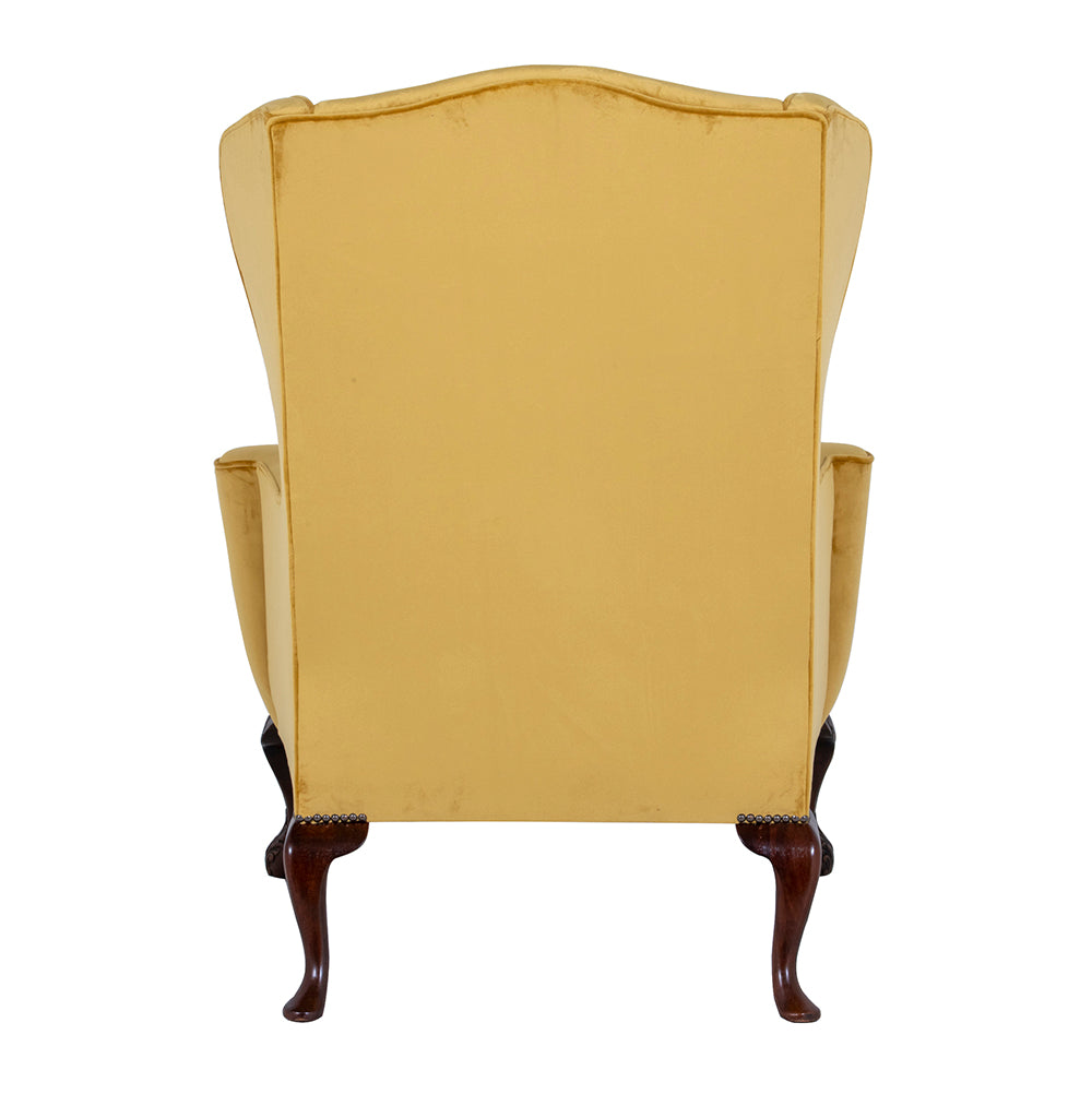 mustard fabric wemyss chair