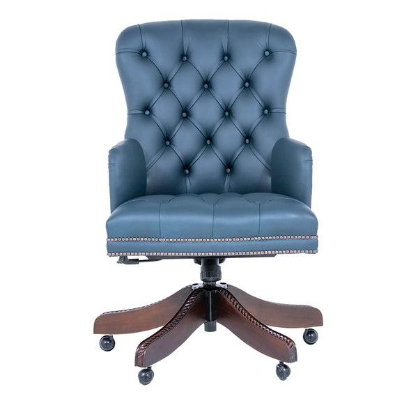 swivel leather desk chair