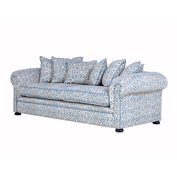 The Churchill Sofa 4 Seat in Bibi Kala Droplet