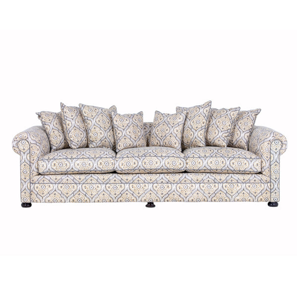The Churchill Sofa 5 Seat in Bibi Kala Pebble