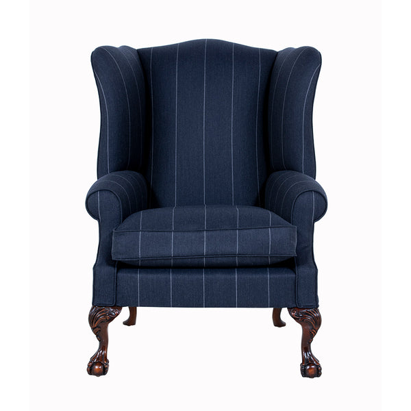 Coleridge Wingchair in Sloane Stripe