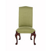 Aunties Georgian style dinning chairs  in Luxurious green fabric