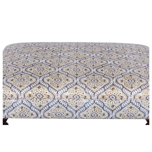 The Churchill Footstool in Pebble