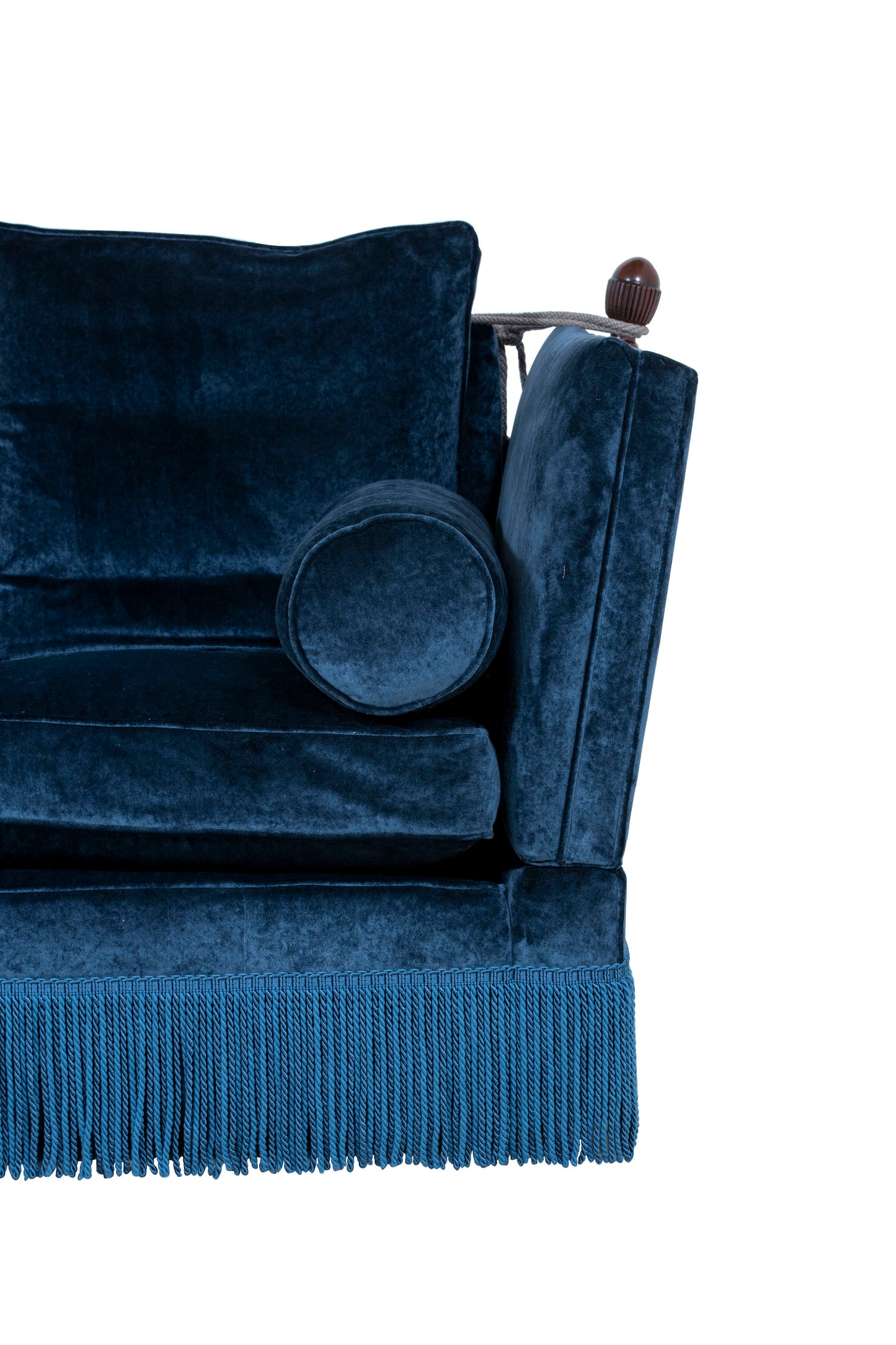 The Tudor Knole in Blue Velvet
