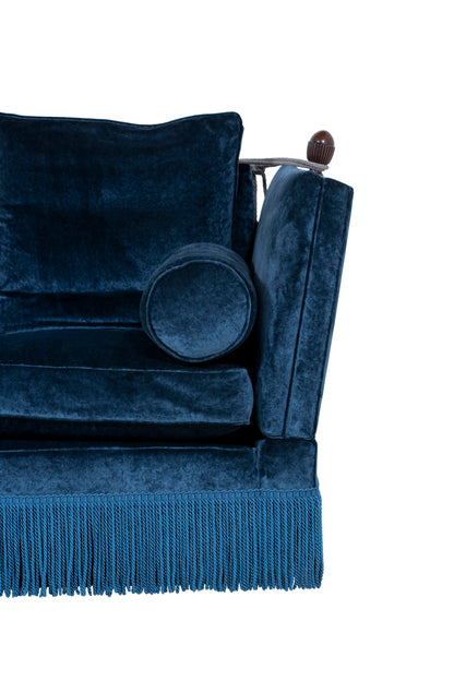 The Tudor Knole in Blue Velvet