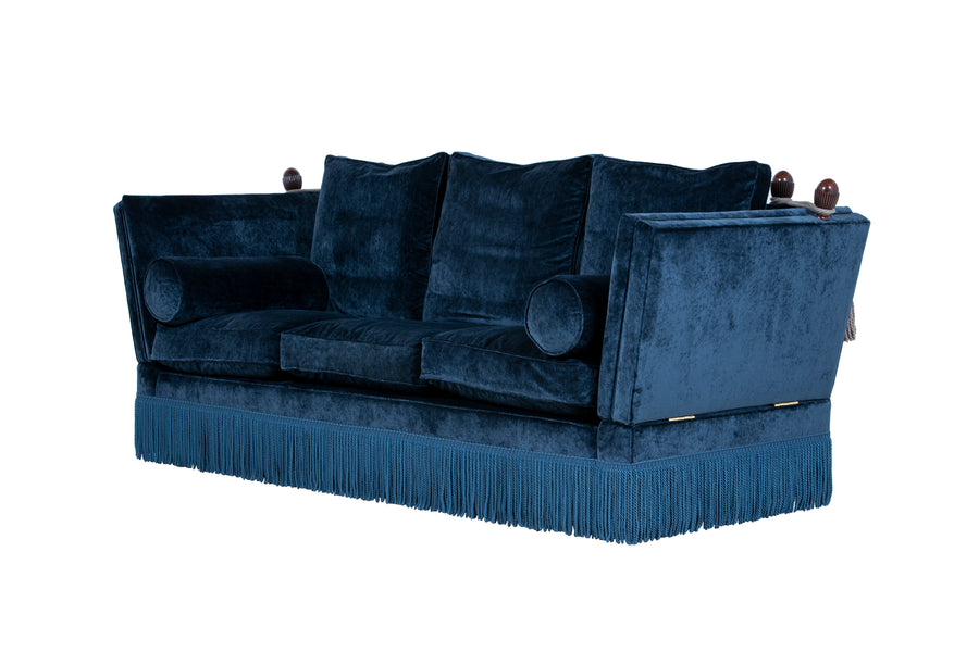 The Tudor Knole in Blue Velvet