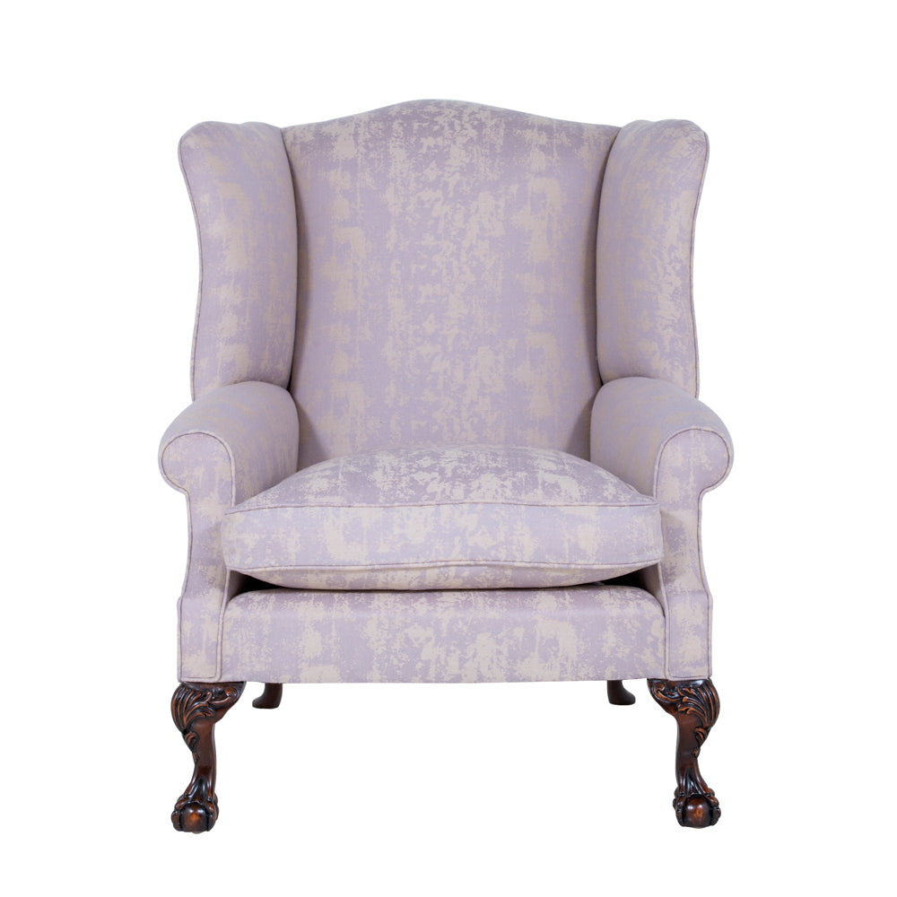 Traditional English Wingchair in Plaster
