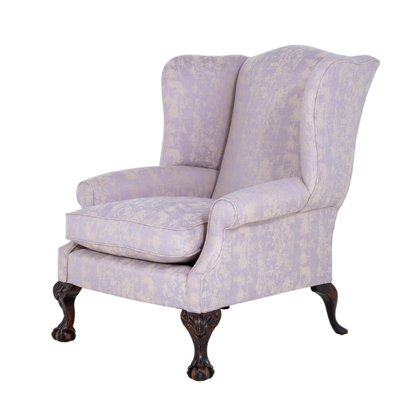 Coleridge Grande Wingchair In Ashton Texture Plaster