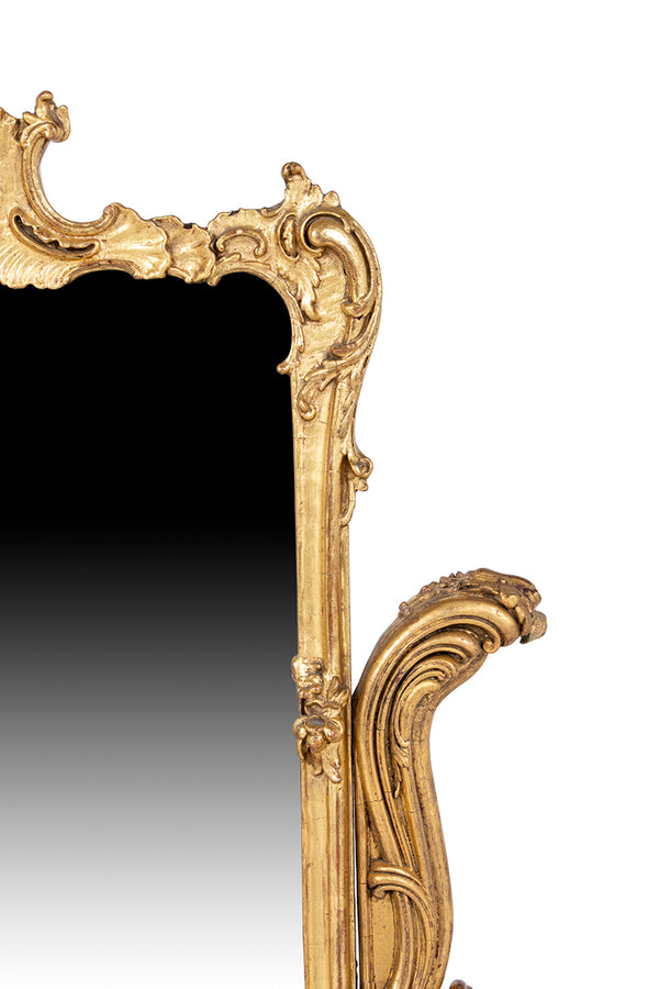Antique Cheval Glass Mirror