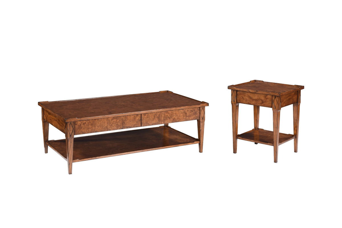 The Burl Lamp Table