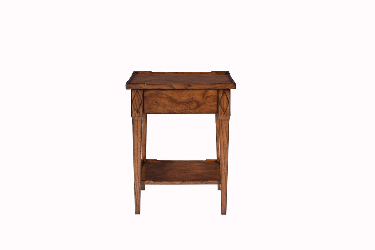 The Burl Lamp Table
