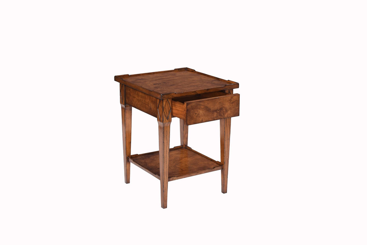The Burl Lamp Table