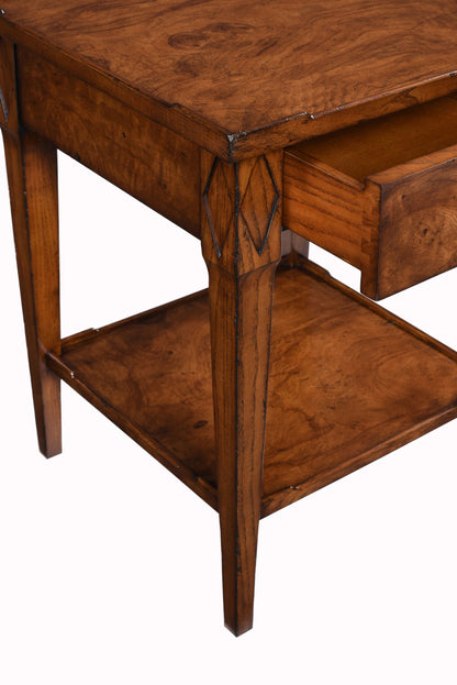 The Burl Lamp Table