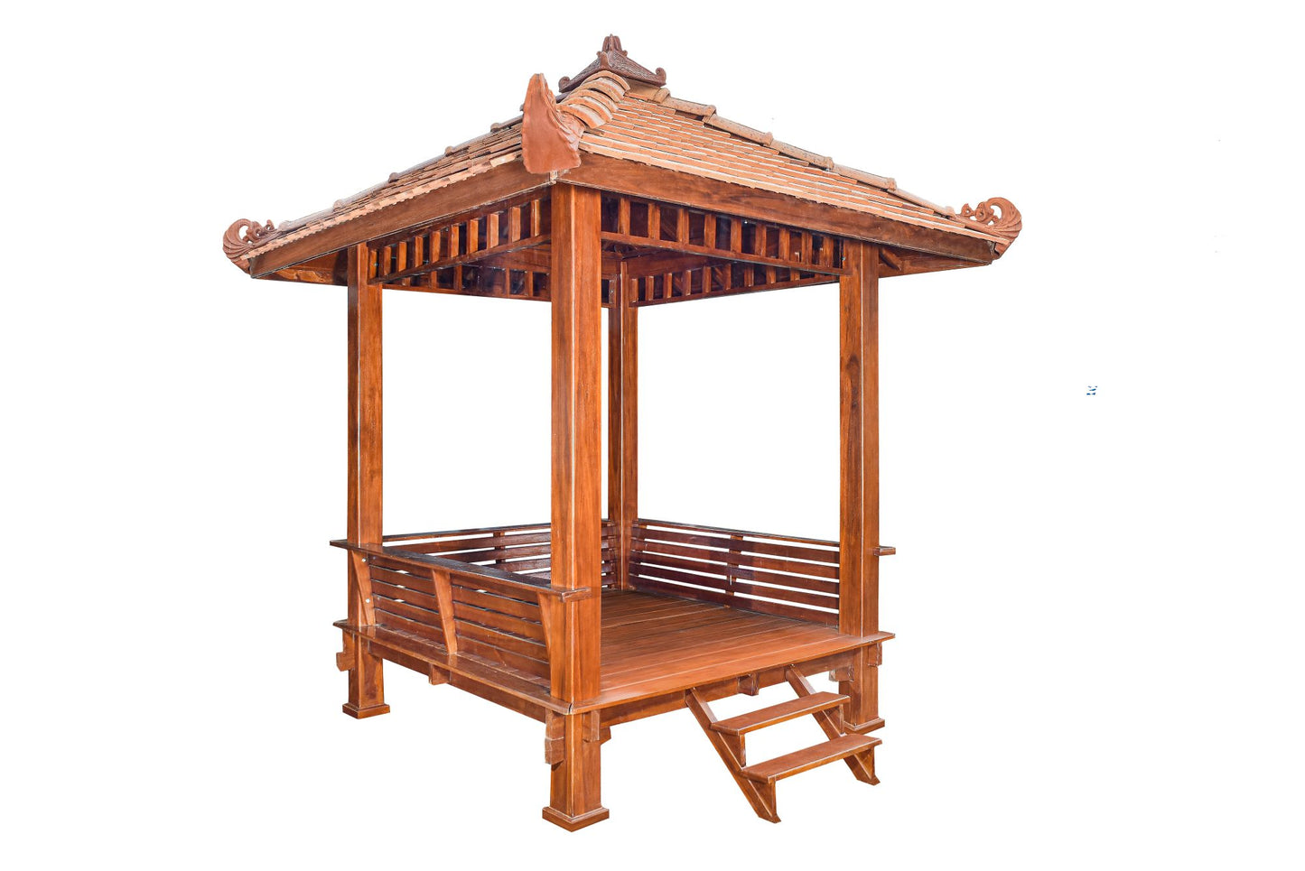 Simple Japanese Pagoda in Stained Finish