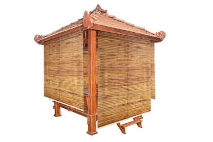 Simple Japanese Pagoda in Stained Finish
