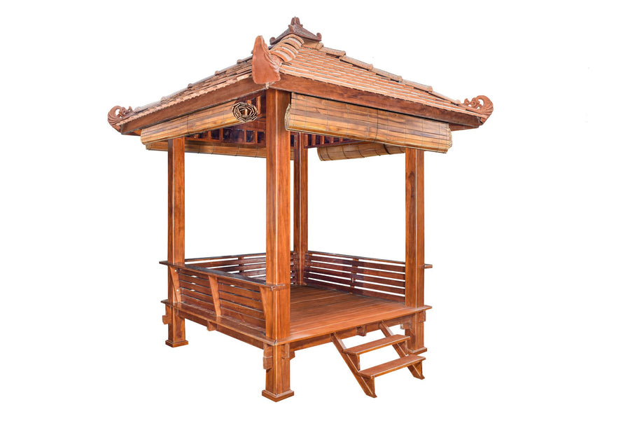 Simple Japanese Pagoda in Stained Finish