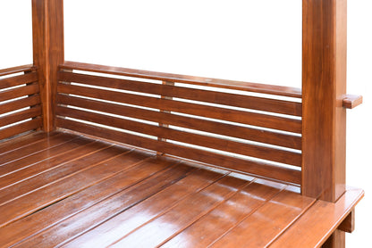 Simple Japanese Pagoda in Stained Finish