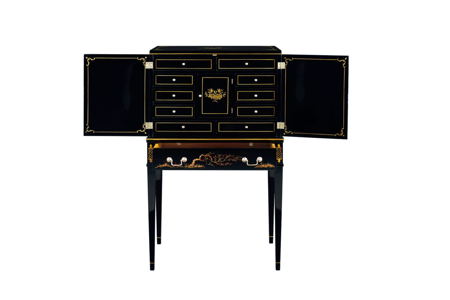 The Silver Chinoiserie Cabinet