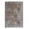 Hand woven silk pile carpet - 122 x 187cm