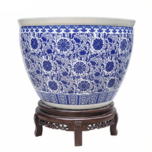 Blue & White Chinoiserie Planter