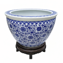Blue & White Chinoiserie Planter