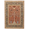 Tabriz Tree of Life design silk pile carpet