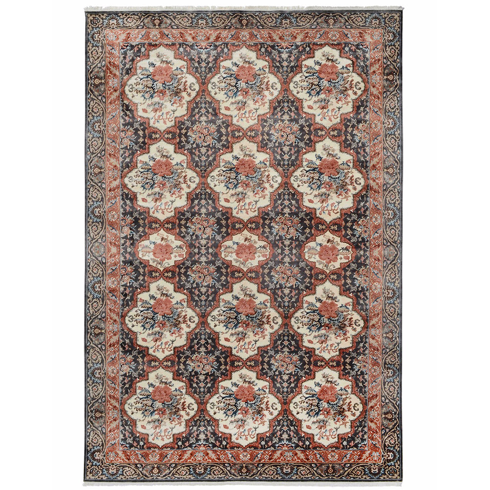 Bakhtiari Workshop design silk pile carpet