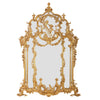 This magnificent Thomas Johnson Gilt Mirror is hand carved on solid mahogany and gilded in gold leaf.  